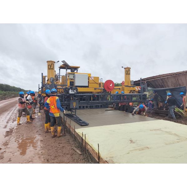 Cost-Effective Pavement Cement Concrete Slipform Paver - Automatic Leveling/Rapid Paving, Support Municipal & Highway Construction
