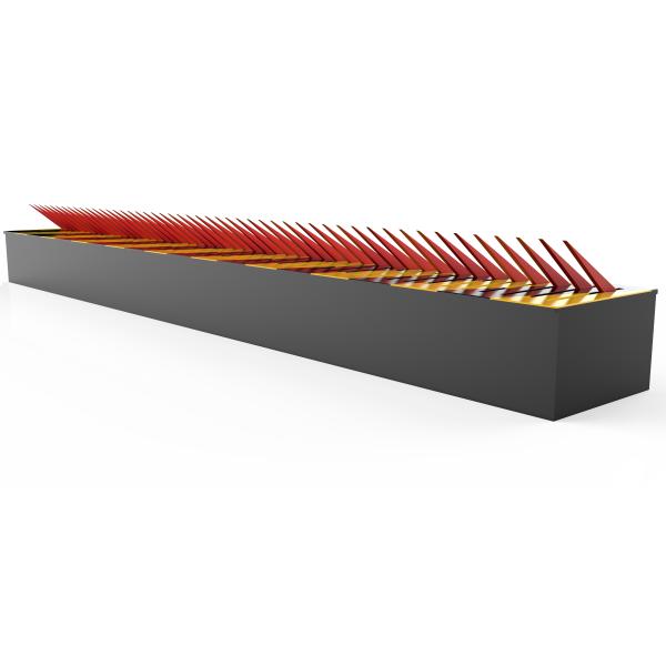 IP67 Waterproof Spiked Road Barrier Anti - Rust Paint For Checking Point