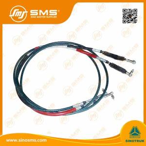 China WG9725240112/0113 Gear Shift Cable Assembly/Black Sinotruk Howo Truck Gearbox Spare Parts on sale