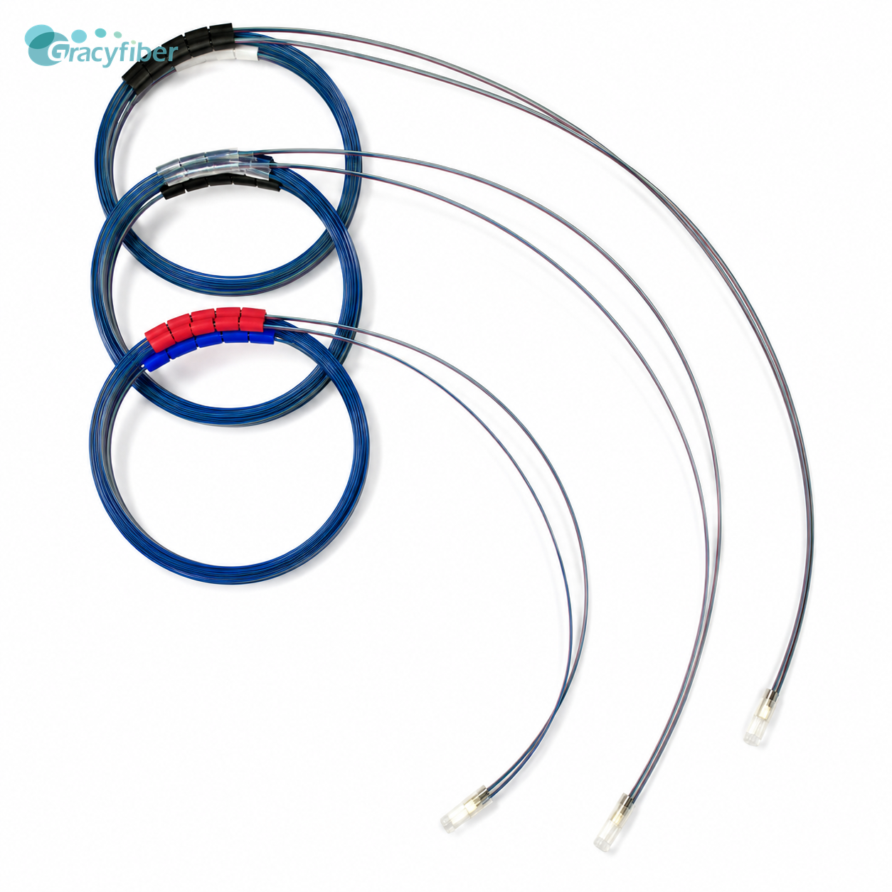 High Precision Axis Alignment PM Fiber Array Unit Low Insertion Loss High