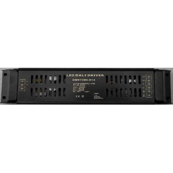 DC12V Constant Voltage DALI LED Controller With AC100V - 240V Input 16.7A*1CH