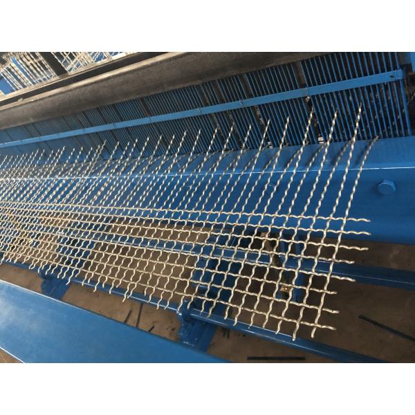 Fully Automatic Crimped Wire Mesh Weaving Machine 0.5mm-12mm Wire Diameter