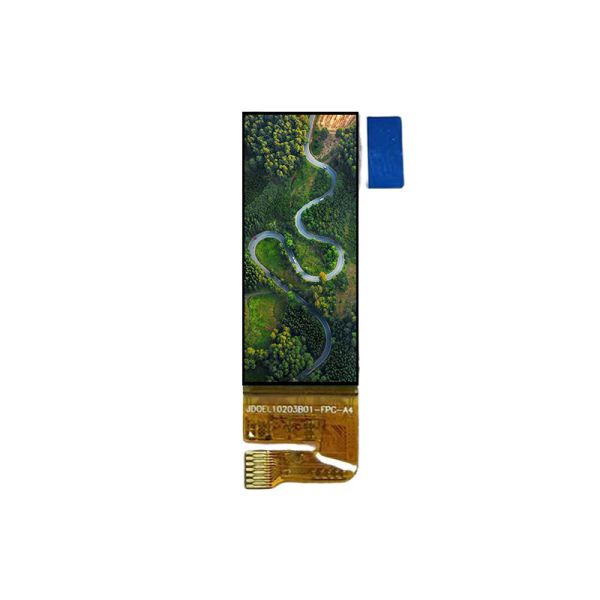 1.1" Bar Type AM OLED Display, 126×294 Resolution, SPI Interface, High Definition & Low Power Consumption, Long Strip Screen