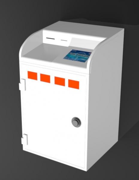 Buy 8-10" Safe Bank Kiosk Machine With 58mm Thermal Printer / Cash Acceptor at wholesale prices