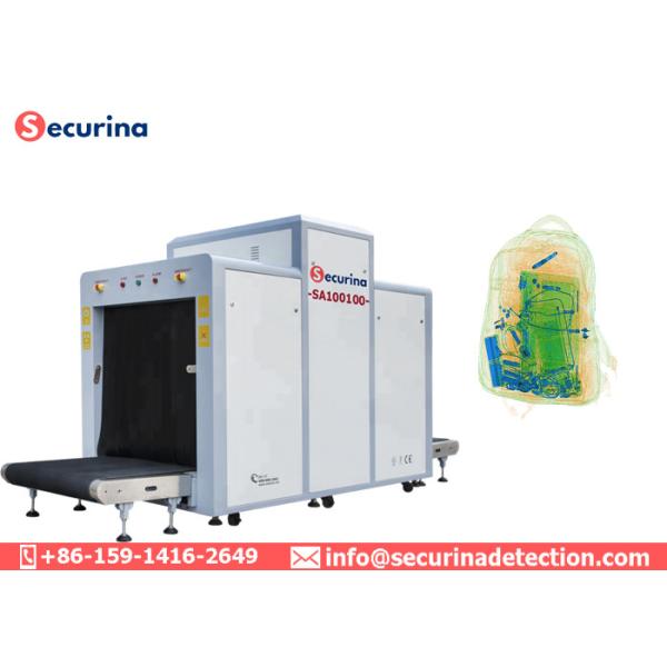 Multi Energy Color Scanning X Ray Security Baggage Scanner With Penetration 32mm Steel
