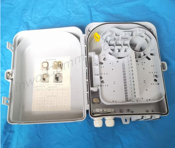 24 Core FTTH Distribution Box IP65 Fibre Optic Cable Joint Box