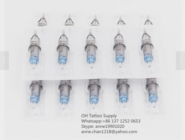 Buy Sterilized Round Liner Safety Tattoo Needle Cartridges Inner Silicone Rebound Membrane 316L Stainless Steel Needles at wholesale prices