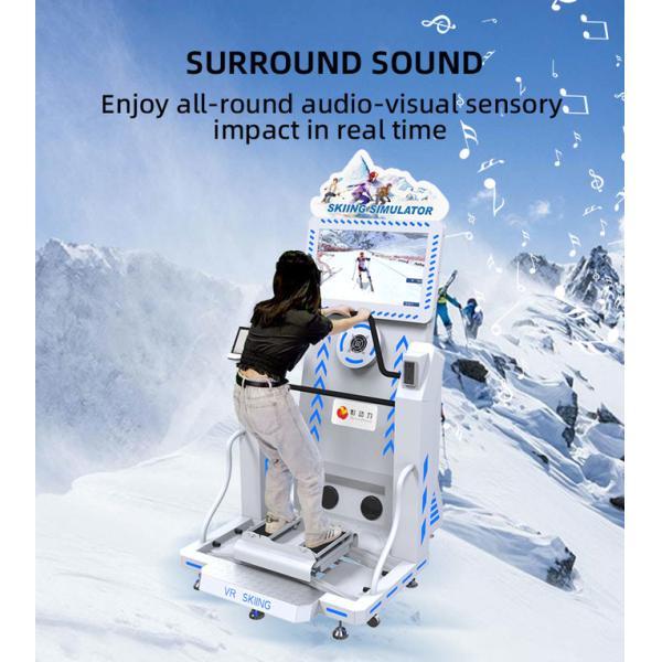 Dynamic Indoor Ski Simulator 9d Virtual Reality Snowboard Simulator Machines