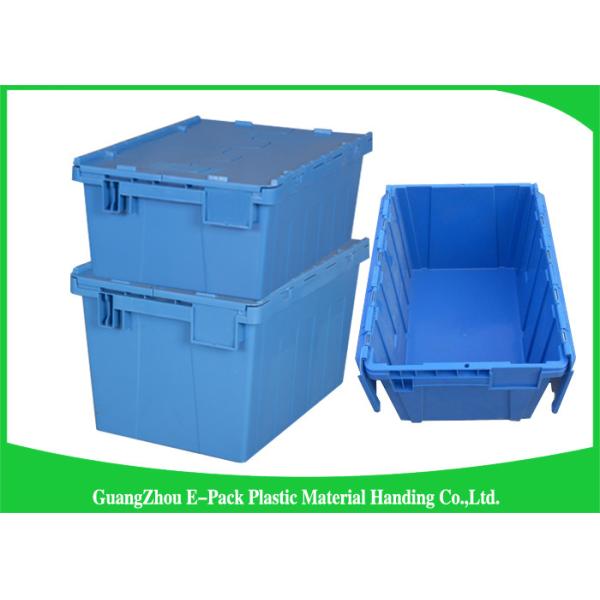 100% New Pp Plastic Attached Lid Containers Moving Storage Light Weight