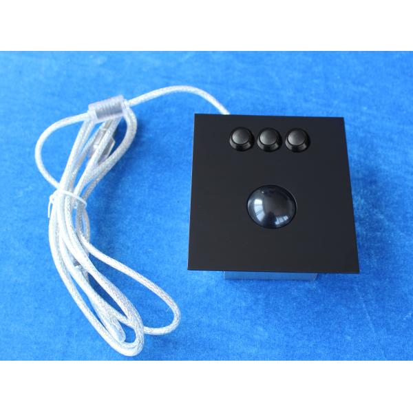 Top Panel Black 38mm Trackball Pointing Device 3 Polymer Mouse Buttons