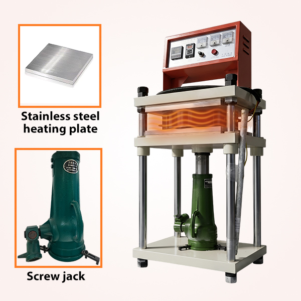 Silicone Rubber Vulcanizing Machine for Alloy Medal Press Moulding Machine for Jewelry Accessories