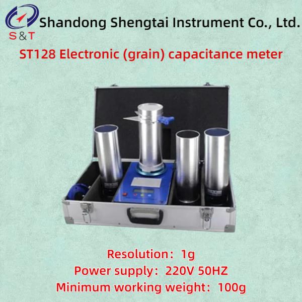 Electronic Grain Capacitance Meter ST128 Resolution 1g Grain And Oil Testing Equipment