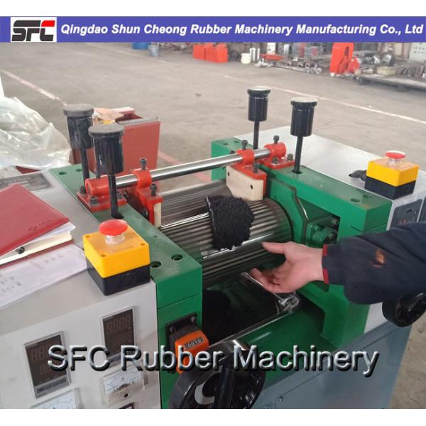 Long Service Life 6" Lab Open Mill Rubber Mixing Machine Two Roll