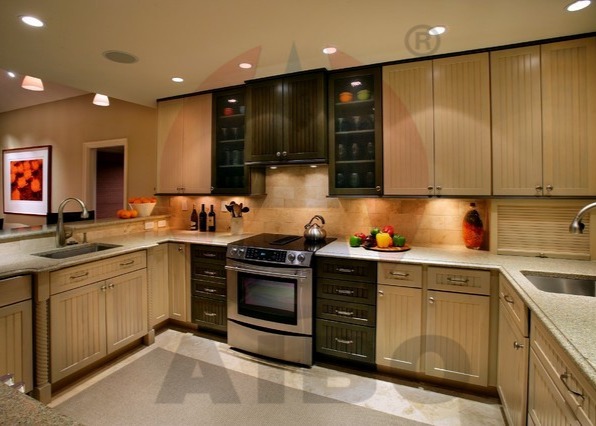 Durable Engineered Quartz Stone Black Quartz Kitchen Countertops UV Cutting