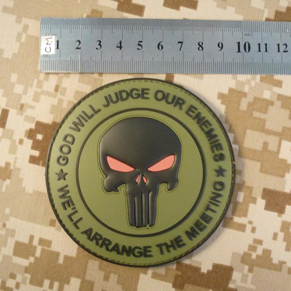 Tactical Patch, Morale Patch, EMT Patch, Funny Patches, Rubber Patches Manufacturer Custom Soft Rubber Embossed Patch Hook And Loop PVC Patches For