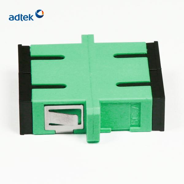 SC Single Mode DX Optical Fiber Adapter Green For FTTX