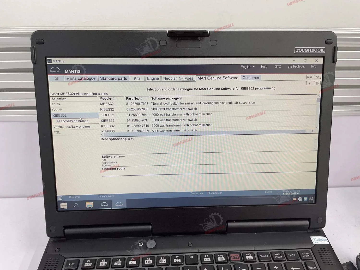 For M-A-N DIAGNOSTIC TOOL TRUCK DIAGNOSTIC INTERFACE Parameter Programming Device WLAN Calibration Monitoring