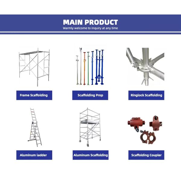 Foldable Movable Scaffolding with Swivel Casters and Brakes Compact Folding Design Meets OSHA ANSI Standards