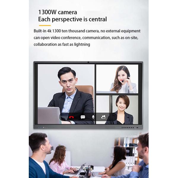 Whale Screens Android Based Virtual Smart Board 110 Inch Smart Interactive Lcd Display Whiteboard Flat Panel With Mobile Stand