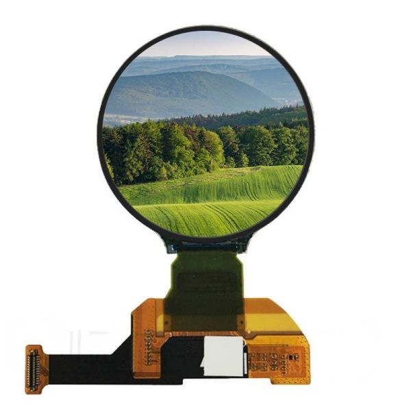 1.19" Round OLED (AMOLED) Display, 390×390 Resolution, Low Power Consumption, MIPI/SPI Interfaces
