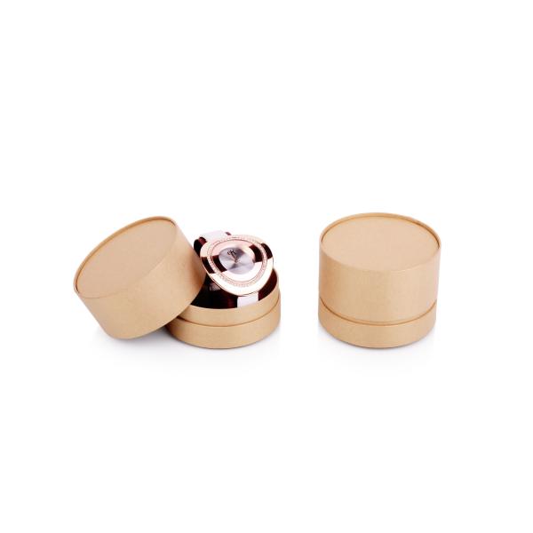 Custom Paper Black Round Gift Cardboard Wine Box