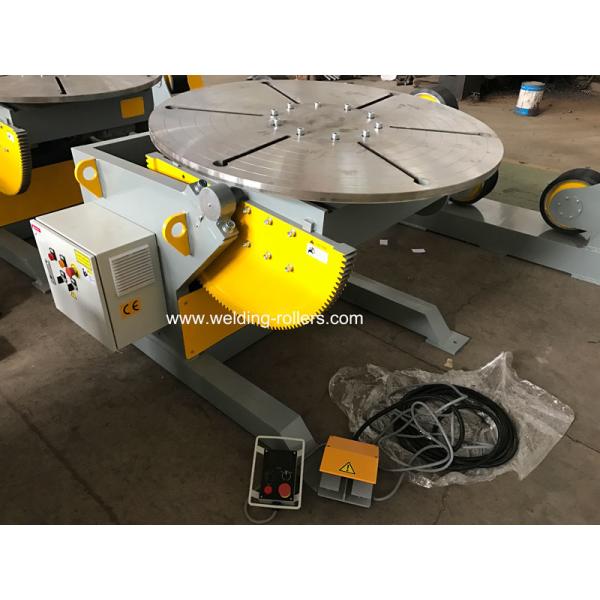 2 Ton Automatic Rotary Welding Positioner With 0~90 Degree Tilting Angle