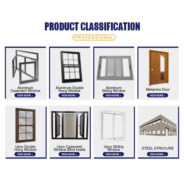 Thermal Broken Casement Windows With Security Mesh Customized For Windproof Function