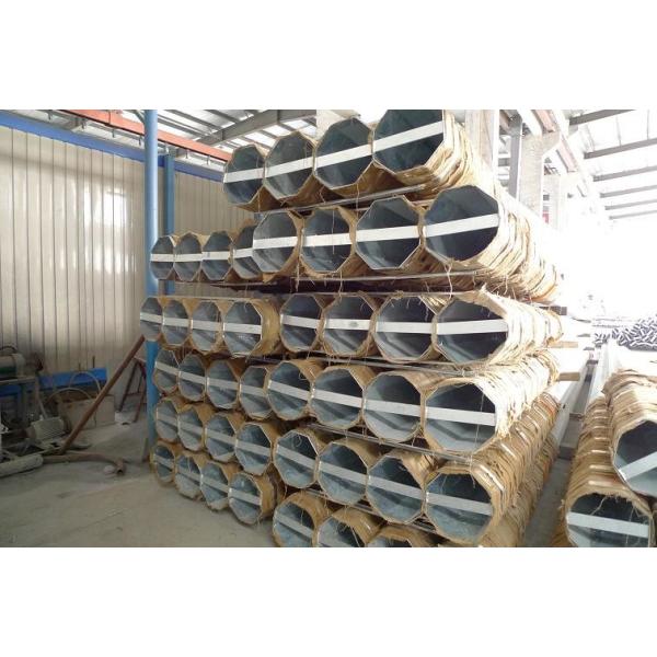 350 Dan Octagonal Galvanized Steel Pole For Transmission Line Overhead Project