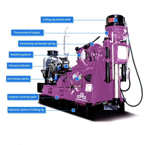 Core Sampling Drilling Rig Machine Angle Renge 90° Diamond Drill Rig Geological Core Drilling Rig