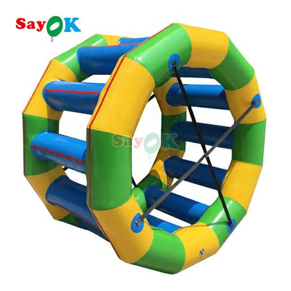 Inflatable Water Floating Roller Water Walking Balls Inflatable Water Running Ball for Amusement Equipment
