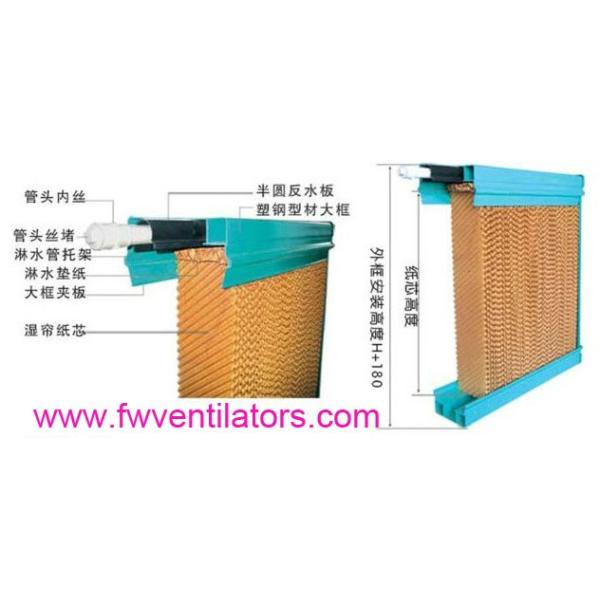 first class quality factory directly supplied new design plastic evaporative cooling pad