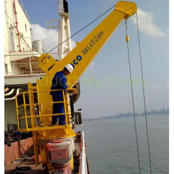 CCS 4t 2.6m Offshore Electrical Ship Deck Cranes