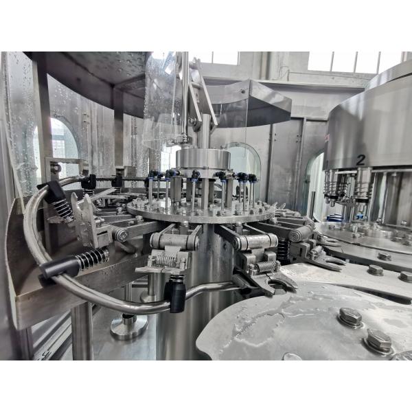 5000BPH Plc Plastic Bottle Filling Machine Direct Air Conveyor