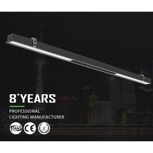 Aluminum Recessed LED Linear Light / High Lumen Suspended LED Strip Lighting