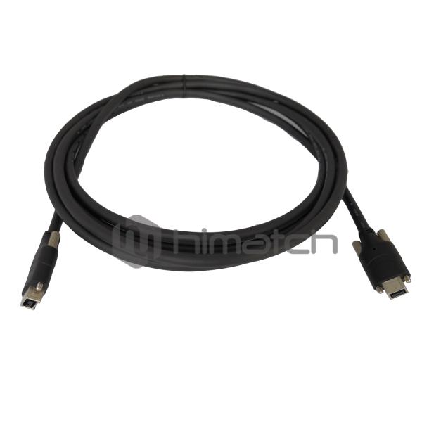 5M Firewire 400 To Firewire 800 Cable / 6 Pin To 9 Pin Firewire Cable for Camera