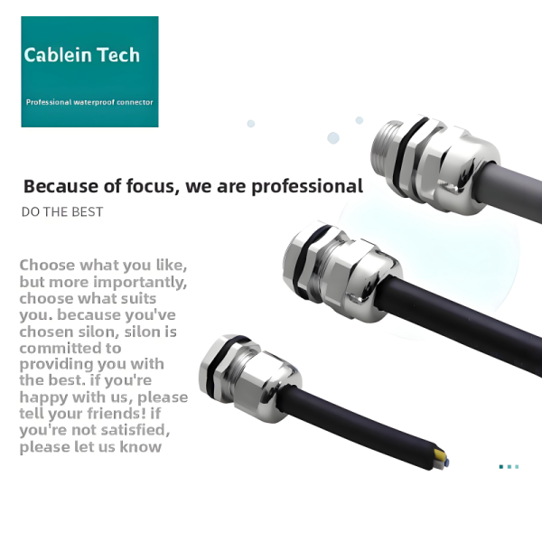PG7 Plastic Waterproof Connector, Nylon IP68 Cable Gland for Electrical Wire Protection