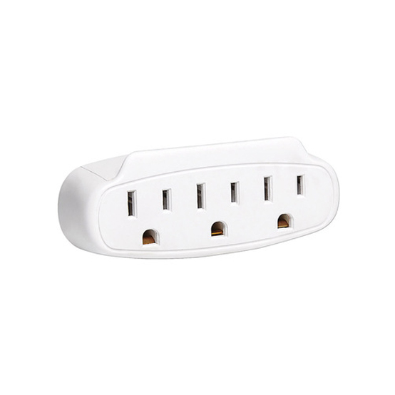 Wall Power Socket And Wall Tap One Input Three Outlet UL cUL passed