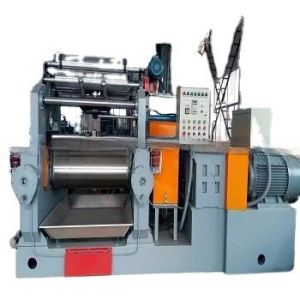 4490x1700 X1750mm XK 550 Single Tipper Bucked Two Rolls Rubber Open Mixing Mill Line with CE