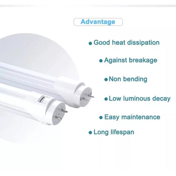 30000H 9W 8 Watt Linear Fluorescent Light For Supermarket