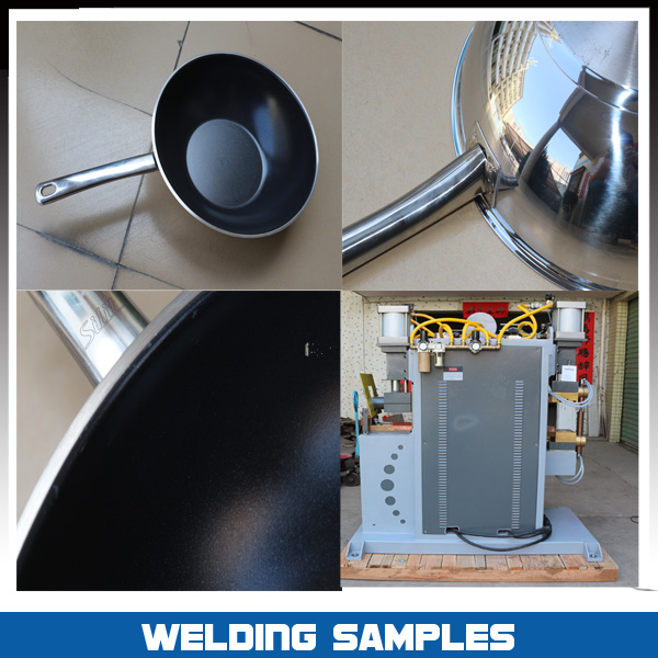 Non-Stick Pan Handle Capacitor Discharge Welding Machine DC Spot , SS Cookware Making Machine