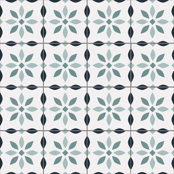 Light Green Ceramic Rustic Tile 250x250mm for Indoor Floor