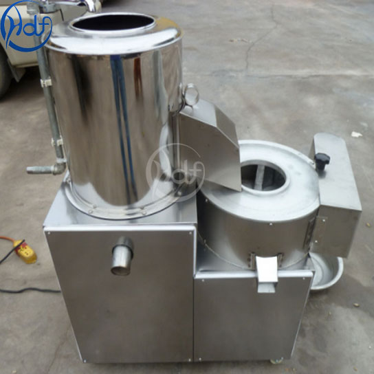 SUS304 Root Vegetable Washing Machine Peeling / Slicing Integrated