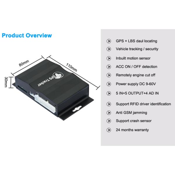 Microphone GPS Vehicle Tracking Fleet GPS Tracker SD Card Data Logger