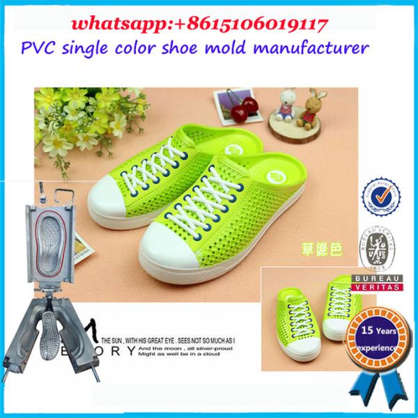 2 Colors PVC Shoe Mold Customized Design 25 - 49 Wide Size Range