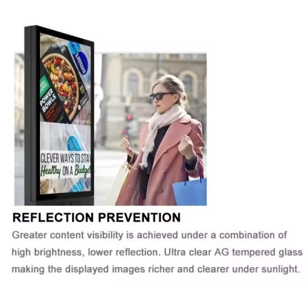 Single Dual Three Screen 55" Drive Through Outdoor Digital Signage Kiosk with Dish Ordering Function