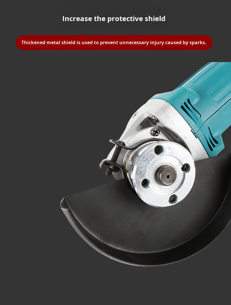 High Performance Rechargeable Brushless Electric Angle Grinder for DIY and Industrial Use