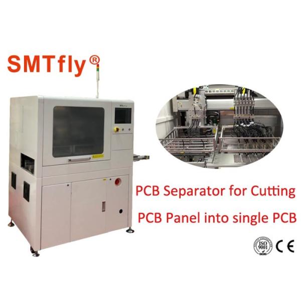 Inline Router Laser PCB Depaneling Machine , Board Handling Machine Fully