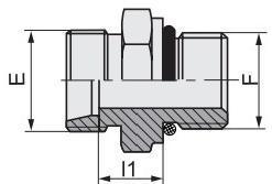Pipe Lines Connect SAE Thread with O-Ring Seal 1co/Do 1co/Do-Rn Medium Carbon Steel