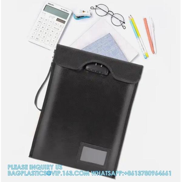 Fireproof Bag Document Waterproof File Bag Storage Bag 2100 Fahrenheit Fire Resistant Envelope Pouch For Money
