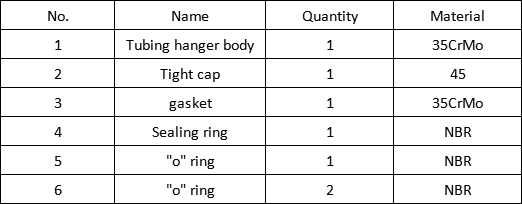 API 6A Forging Tubing Hanger Customized Color For Wellhead / Well Control